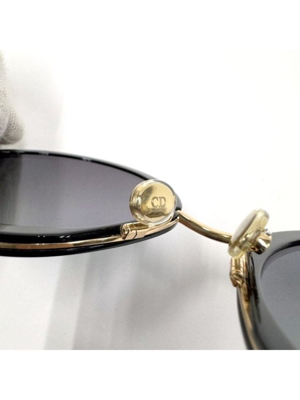 Dior Hypnotic 1 Sunglasses Champagne Gold Flame Black Cles Lens - Picture 4 of 7